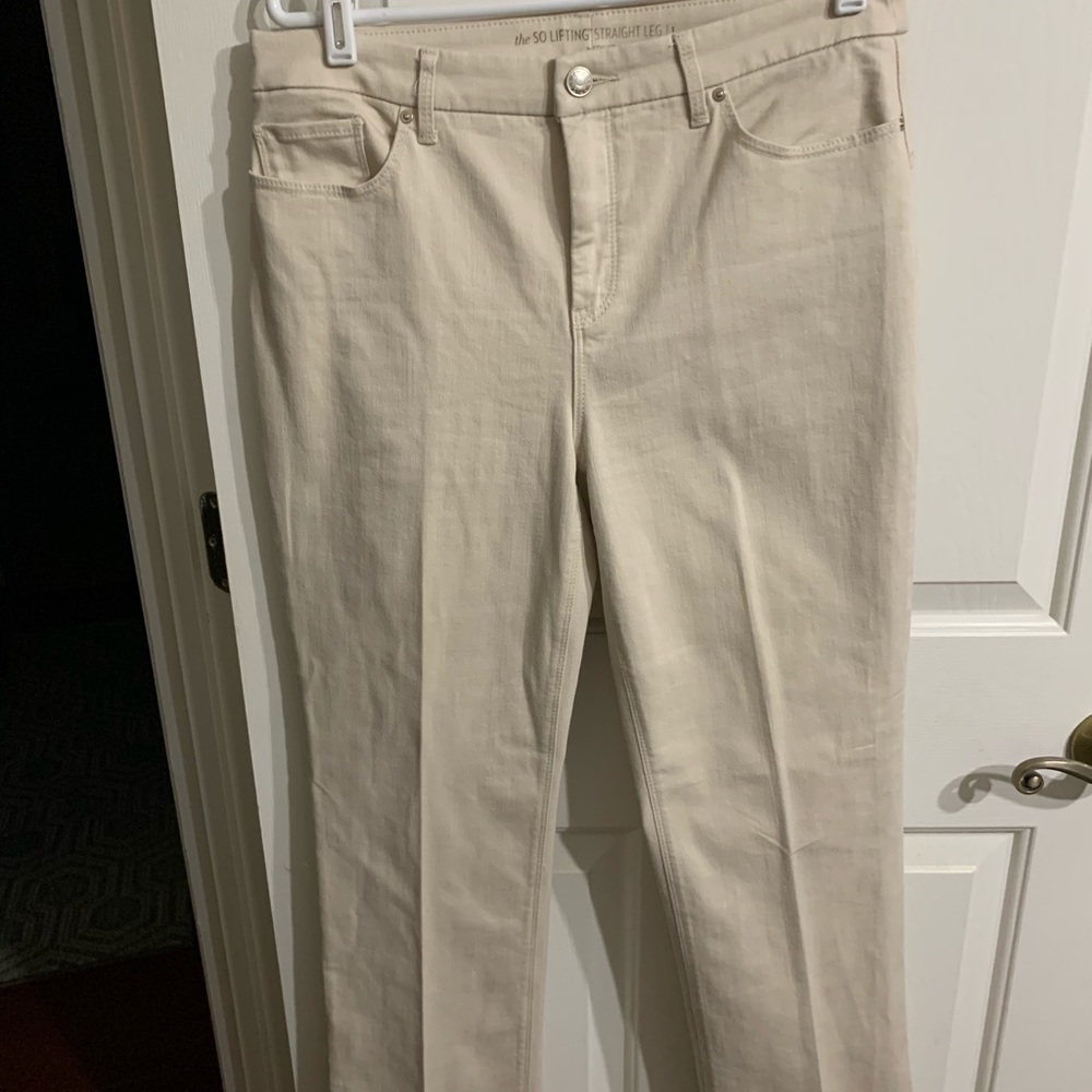 Chico's Cream Women's Pants
